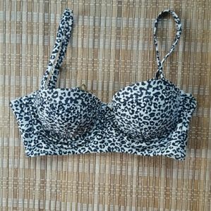 Leopard Bikini Bra Top